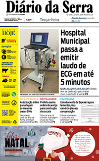 Edição impressa de 26/12/2023
