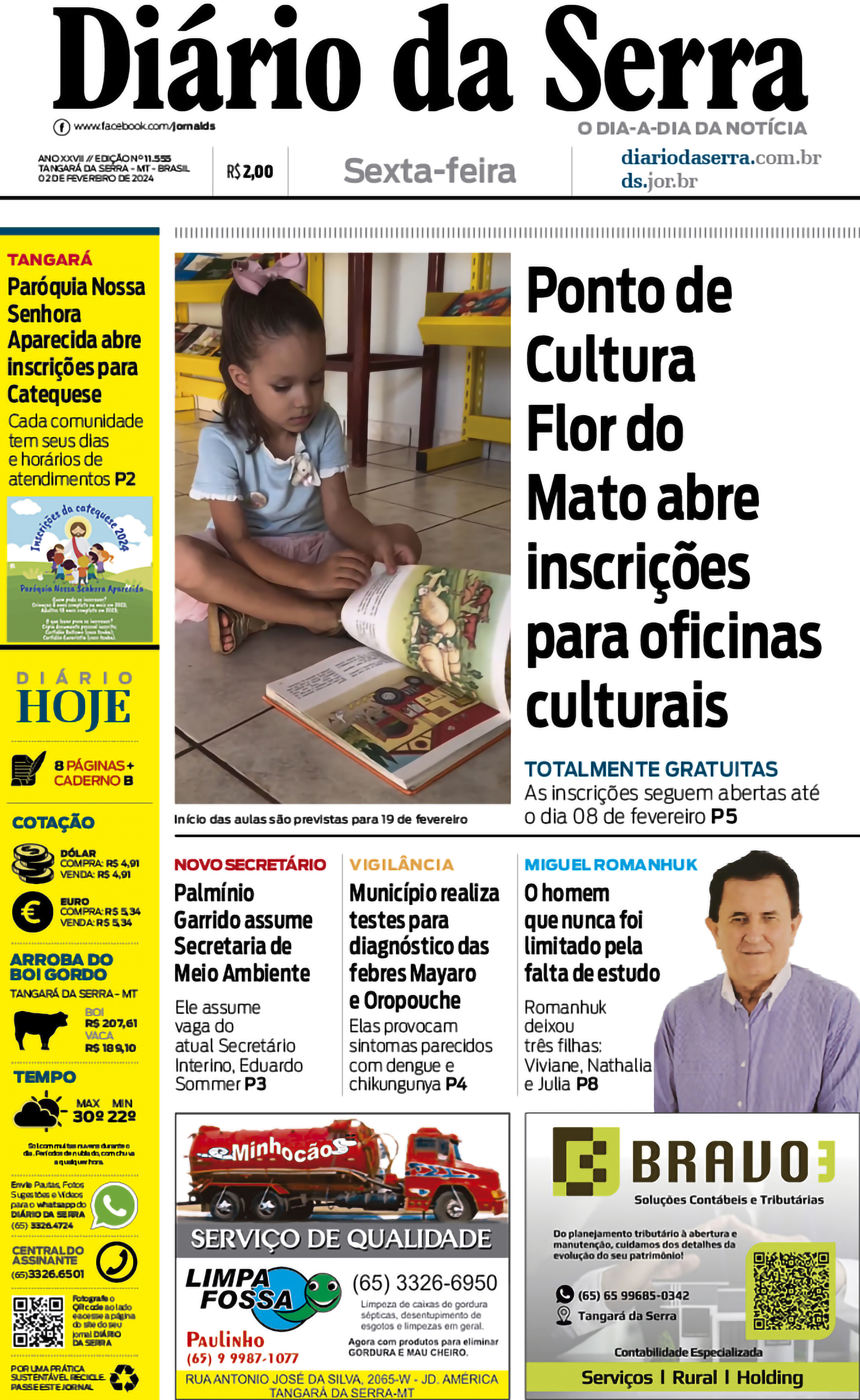 Edição impressa de 02/02/2024