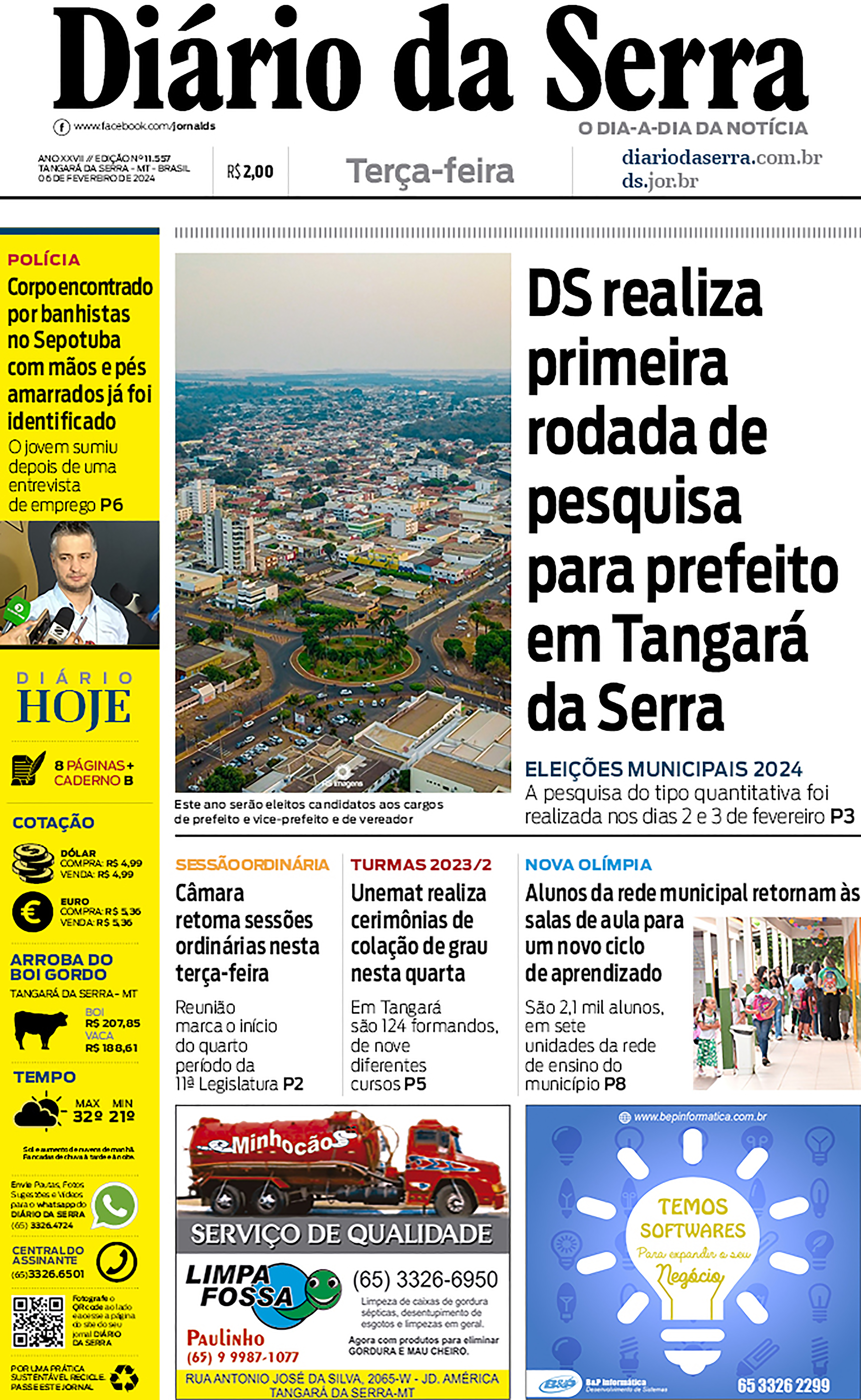 Edição impressa de 06/02/2024