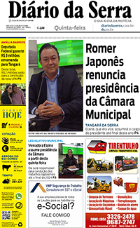 Edição impressa de 15/02/2024