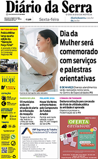 Edição impressa de 08/03/2024