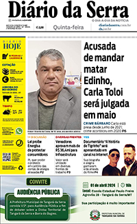 Edição impressa de 21/03/2024