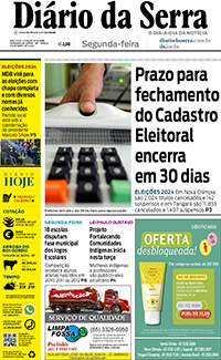 Edição impressa de 08/04/2024