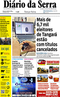 Edição impressa de 16/04/2024