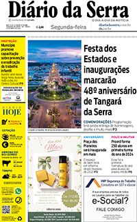 Edição impressa de 22/04/2024