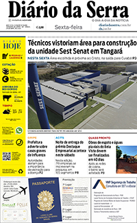 Edição impressa de 26/04/2024