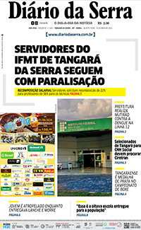 Edição impressa de 16/05/2024