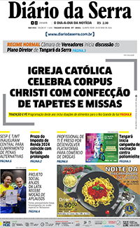 Edição impressa de 29/05/2024
