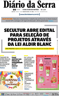 Edição impressa de 16/08/2024