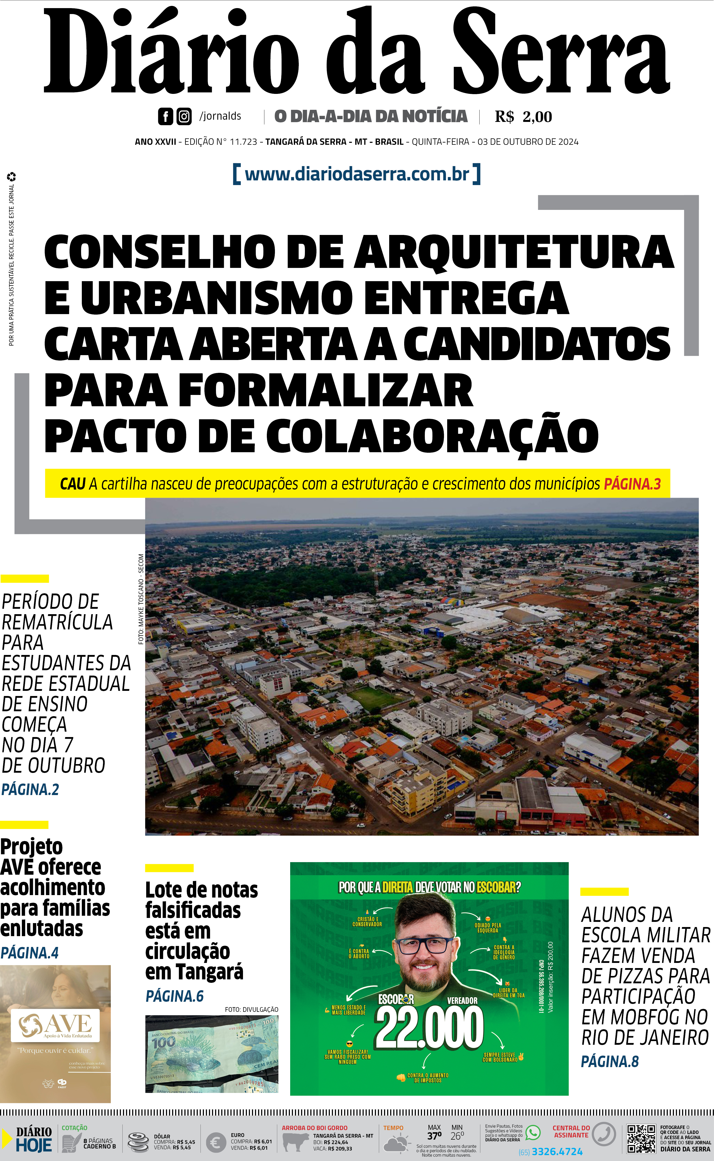Edição impressa de 03/10/2024