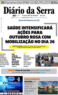 Edição impressa de 15/10/2024