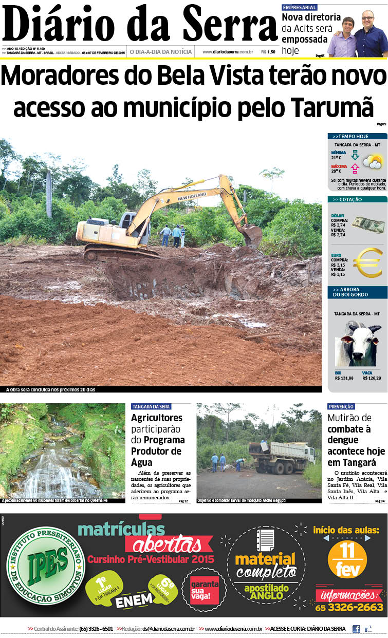 Edição impressa de 06/02/2015