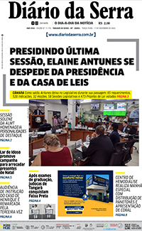 Edição impressa de 17/12/2024
