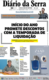 Edição impressa de 09/01/2025