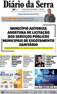 Edição impressa de 23/01/2025
