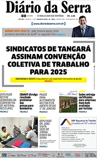 Edição impressa de 29/01/2025