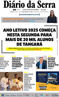 Edição impressa de 03/02/2025