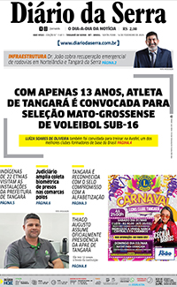 Edição impressa de 14/02/2025