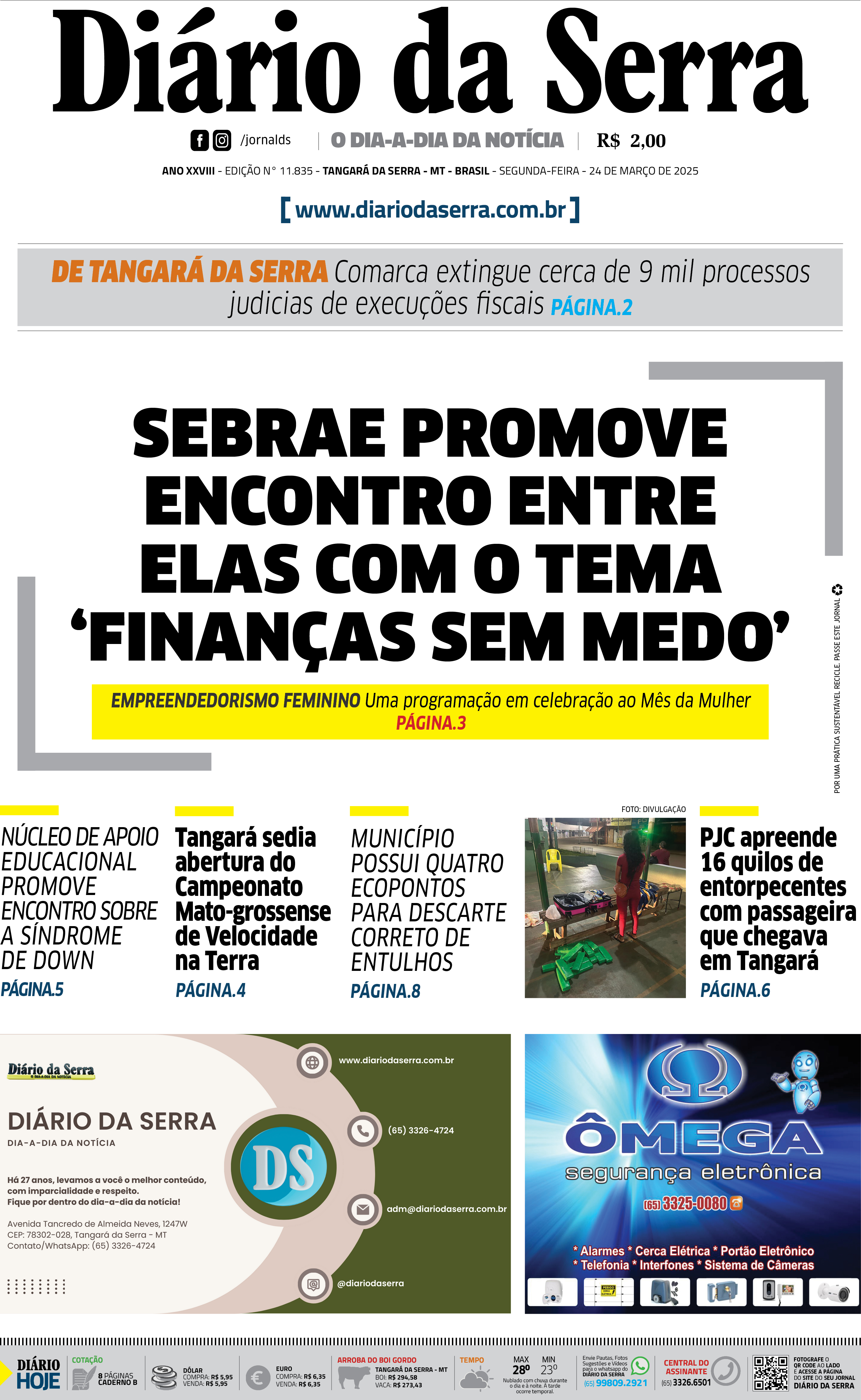 Edição impressa de 24/03/2025