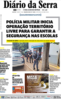 Edição impressa de 04/04/2025