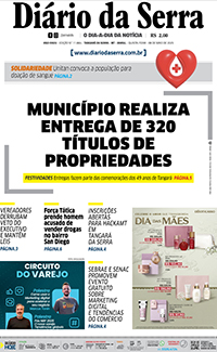 Edição impressa de 08/05/2025