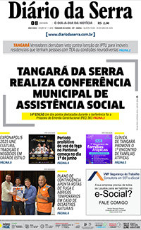 Edição impressa de 29/05/2025