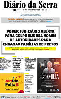 Edição impressa de 08/08/2025