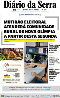 Edição impressa de 25/08/2025