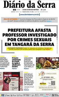 Edição impressa de 28/08/2025