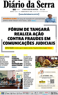 Edição impressa de 01/09/2025