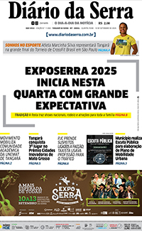 Edição impressa de 10/09/2025