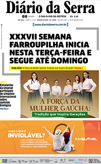 Edição impressa de 15/09/2025