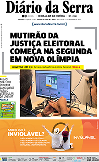 Edição impressa de 21/11/2025