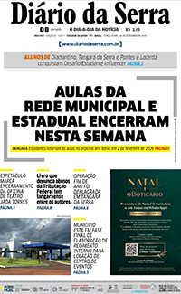 Edição impressa de 16/12/2025