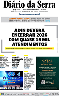 Edição impressa de 19/12/2025