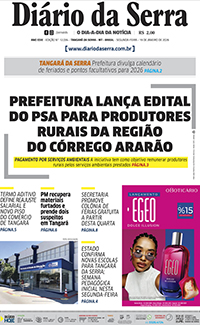 Edição impressa de 19/01/2026
