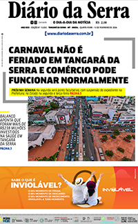 Edição impressa de 12/02/2026
