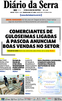 Edição impressa de 01/04/2026