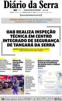 Edição impressa de 06/04/2026