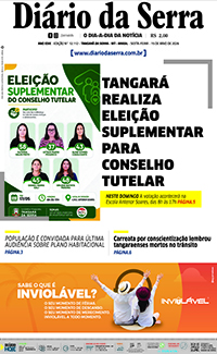 Edição impressa de 15/05/2026
