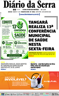 Edição impressa de 26/06/2026
