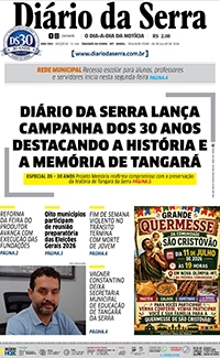 Edição impressa de 06/07/2026