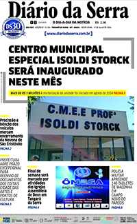 Edição impressa de 17/07/2026