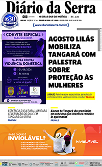 Edição impressa de 30/07/2026
