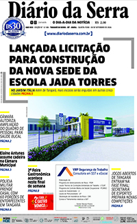 Edição impressa de 03/09/2026