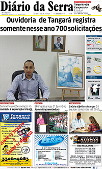 Edição impressa de 14/08/2015