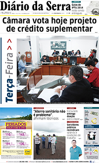 Edição impressa de 01/04/2014