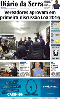 Edição impressa de 18/11/2015