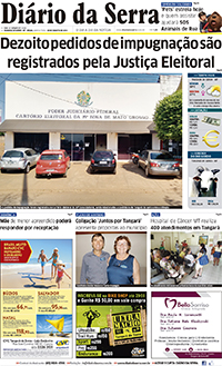 Edição impressa de 25/08/2016