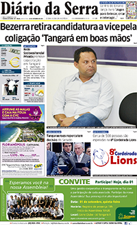 Edição impressa de 01/09/2016
